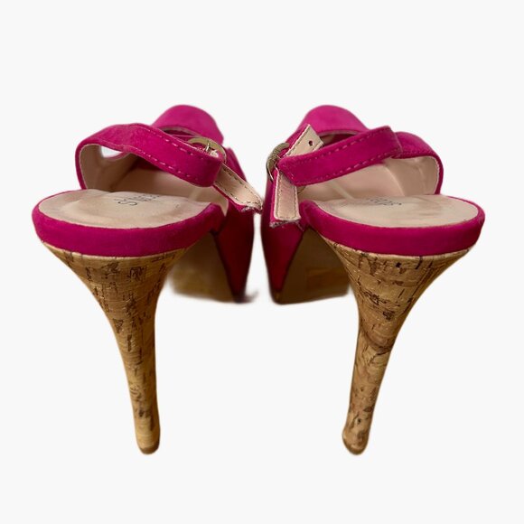 SHOE DAZZLE PINK STILETTOS 5 1/2 INCH HEEL SIZE 7 - Picture 14 of 16